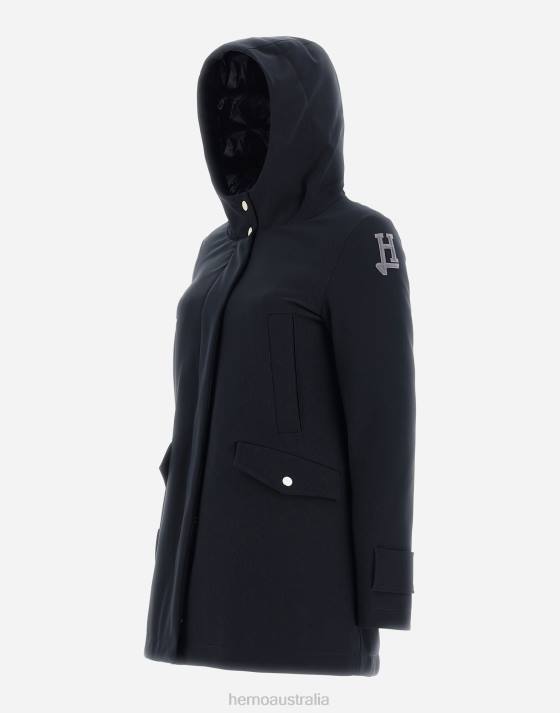 PARKA IN METROPOLITAN Herno Women Black 2L0H470 Outerwear