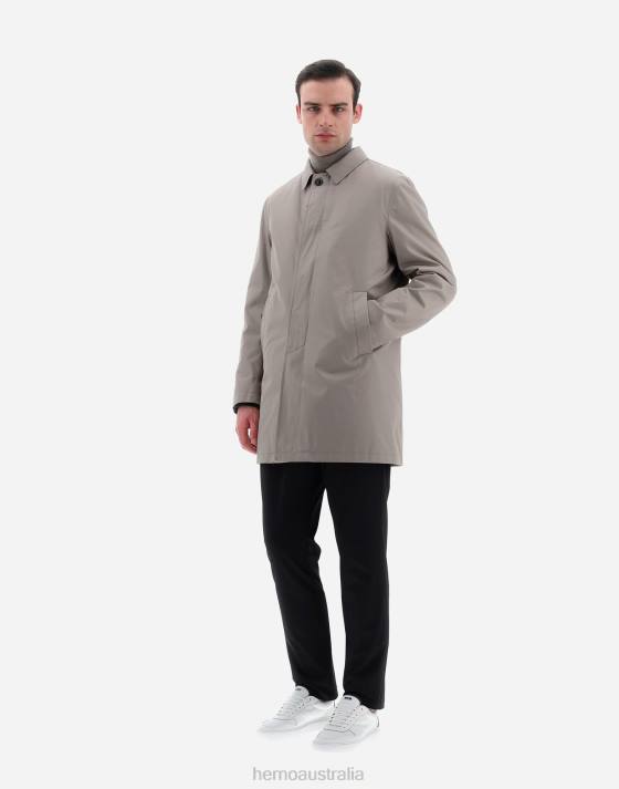 RAINCOAT IN DELON AND NYLON ULTRALIGHT Herno Men Dove Grey 2L0H535 Outerwear