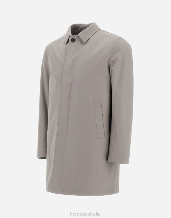 RAINCOAT IN DELON AND NYLON ULTRALIGHT Herno Men Dove Grey 2L0H535 Outerwear