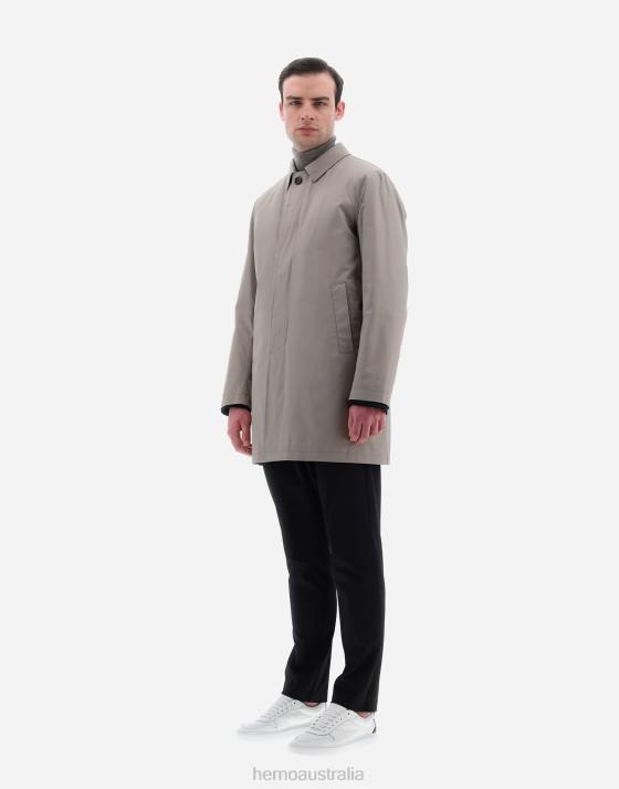 RAINCOAT IN DELON AND NYLON ULTRALIGHT Herno Men Dove Grey 2L0H535 Outerwear