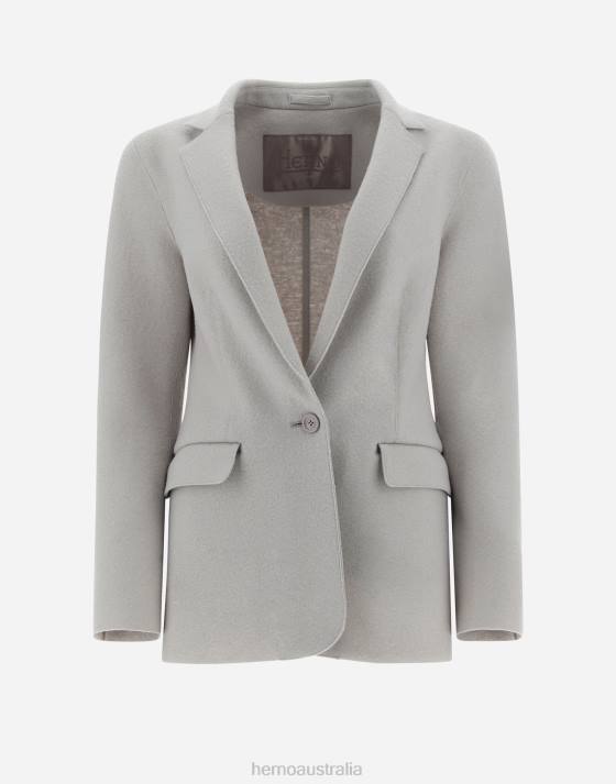 RESORT BLAZER IN LIGHT BOILED WOOL Herno Women Chantilly 2L0H198 Outerwear