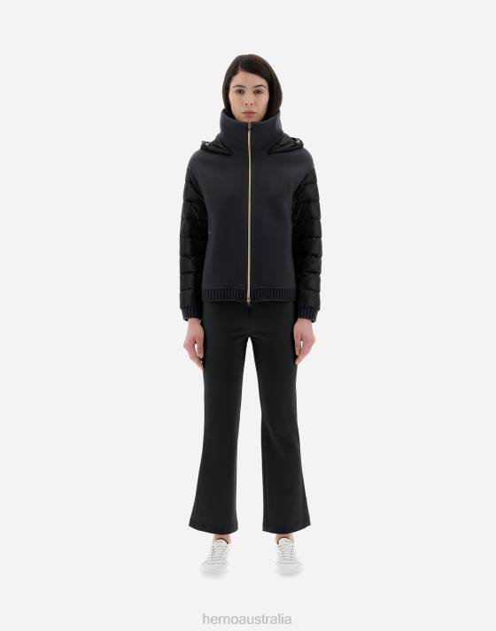 RESORT BOMBER JACKET IN MODERN DOUBLE  NYLON ULTRALIGHT Herno Women Black 2L0H265 Outerwear