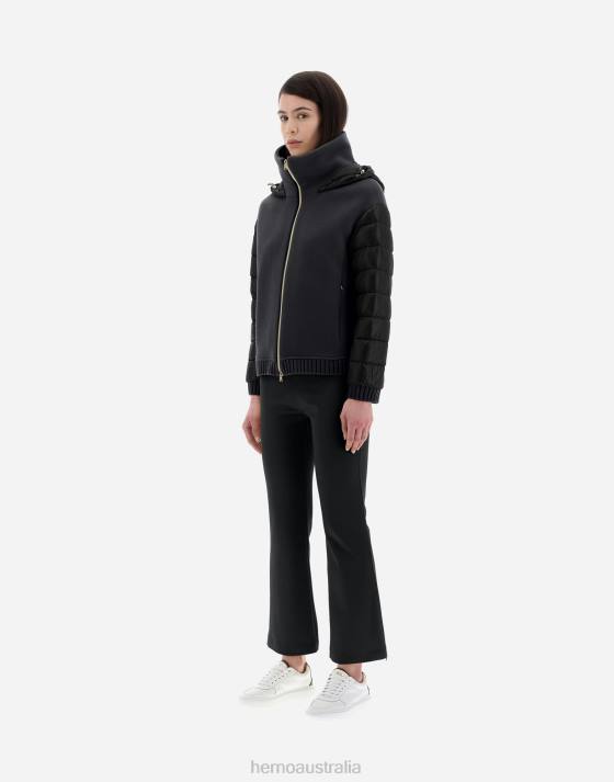 RESORT BOMBER JACKET IN MODERN DOUBLE  NYLON ULTRALIGHT Herno Women Black 2L0H265 Outerwear