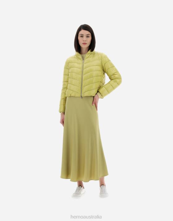 RESORT BOMBER JACKET IN NYLON ULTRALIGHT Herno Women Canary 2L0H52 Outerwear