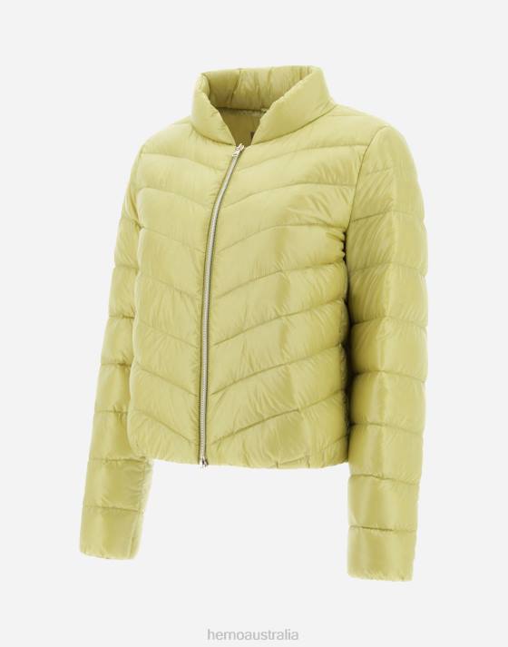 RESORT BOMBER JACKET IN NYLON ULTRALIGHT Herno Women Canary 2L0H52 Outerwear