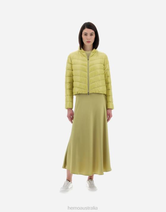 RESORT BOMBER JACKET IN NYLON ULTRALIGHT Herno Women Canary 2L0H52 Outerwear