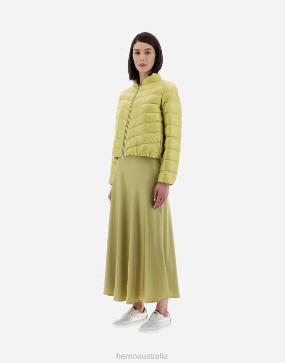 RESORT BOMBER JACKET IN NYLON ULTRALIGHT Herno Women Canary 2L0H52 Outerwear