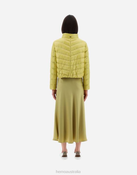 RESORT BOMBER JACKET IN NYLON ULTRALIGHT Herno Women Canary 2L0H52 Outerwear