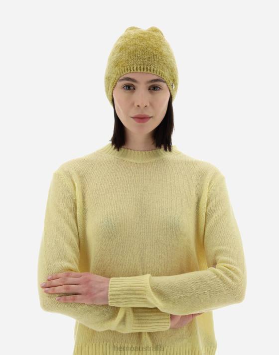 RESORT CAP IN CHENILLE KNIT Herno Women Canary 2L0H53 Accessories