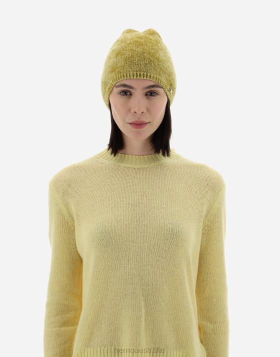 RESORT CAP IN CHENILLE KNIT Herno Women Canary 2L0H53 Accessories