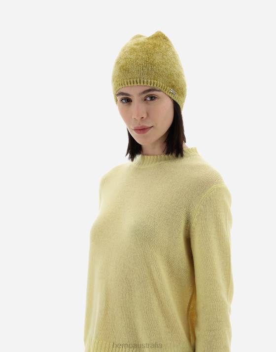 RESORT CAP IN CHENILLE KNIT Herno Women Canary 2L0H53 Accessories