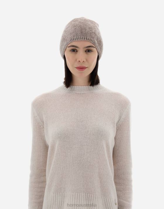 RESORT CAP IN CHENILLE KNIT Herno Women Chantilly 2L0H343 Accessories