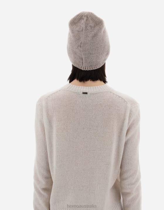 RESORT CAP IN CHENILLE KNIT Herno Women Chantilly 2L0H343 Accessories