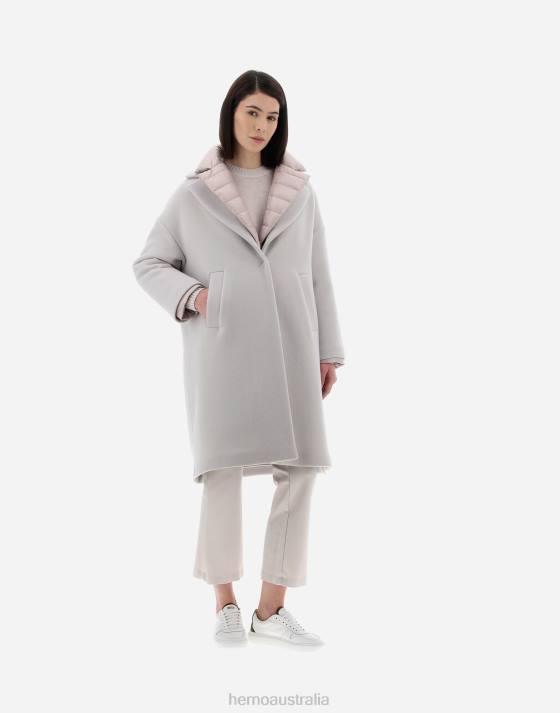 RESORT COAT IN MODERN DOUBLE  NYLON ULTRALIGHT Herno Women Chantilly 2L0H277 Outerwear