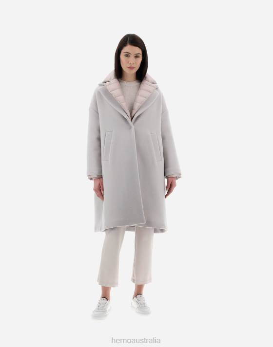 RESORT COAT IN MODERN DOUBLE  NYLON ULTRALIGHT Herno Women Chantilly 2L0H277 Outerwear