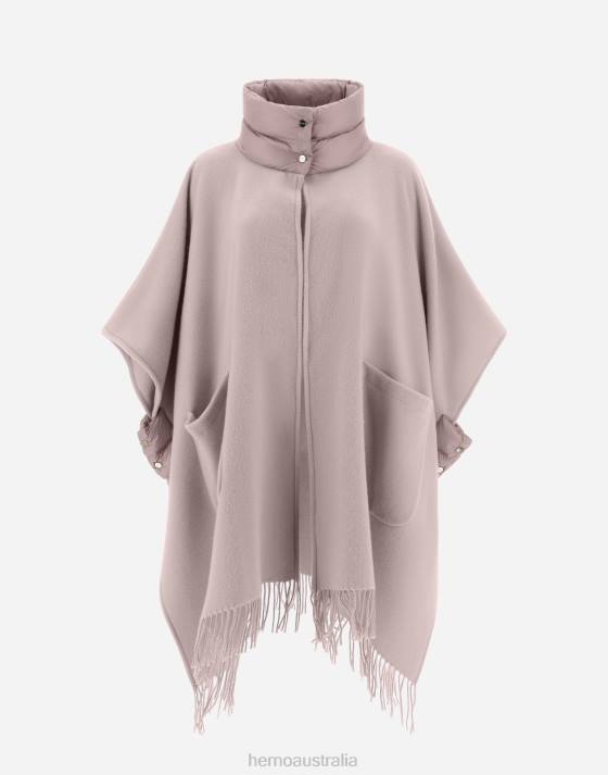 RESORT PONCHO IN WARMY  NYLON ULTRALIGHT Herno Women Lilac 2L0H180 Outerwear