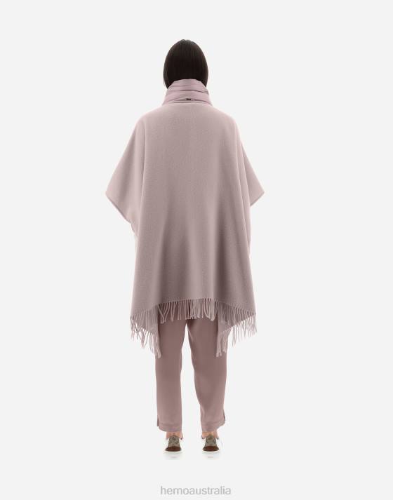 RESORT PONCHO IN WARMY  NYLON ULTRALIGHT Herno Women Lilac 2L0H180 Outerwear