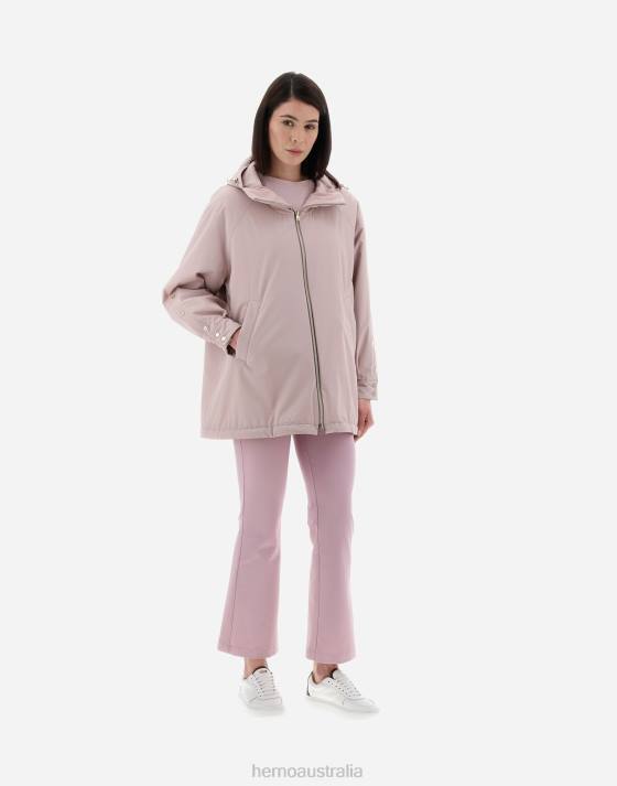 RESORT PONENTE TRAVEL A-SHAPE JACKET Herno Women Lilac 2L0H127 Outerwear