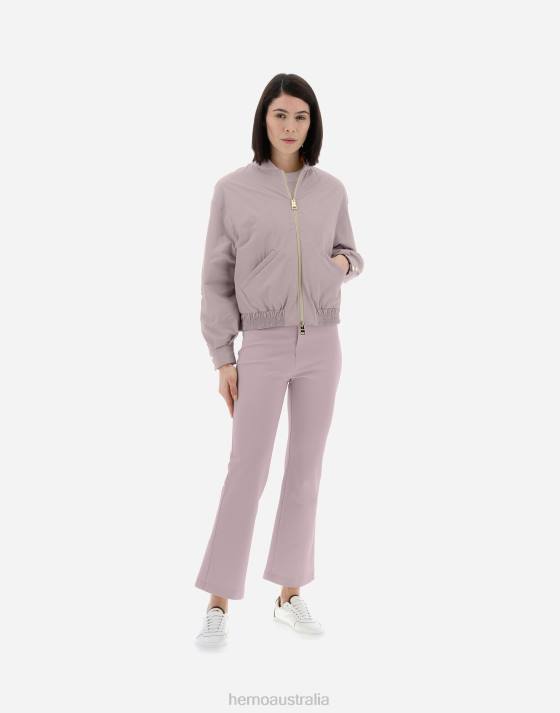 RESORT PONENTE TRAVEL BOMBER JACKET Herno Women Lilac 2L0H398 Outerwear