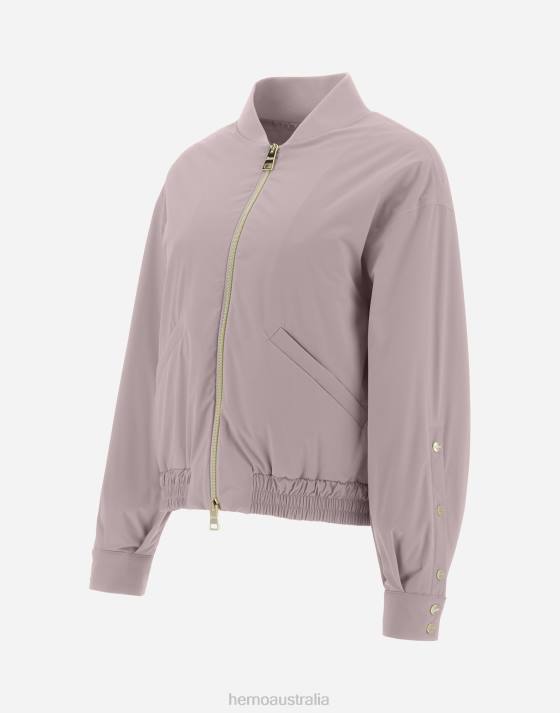 RESORT PONENTE TRAVEL BOMBER JACKET Herno Women Lilac 2L0H398 Outerwear