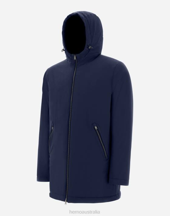 RESORT PONENTE TRAVEL PARKA Herno Men Dark Blue 2L0H635 Outerwear