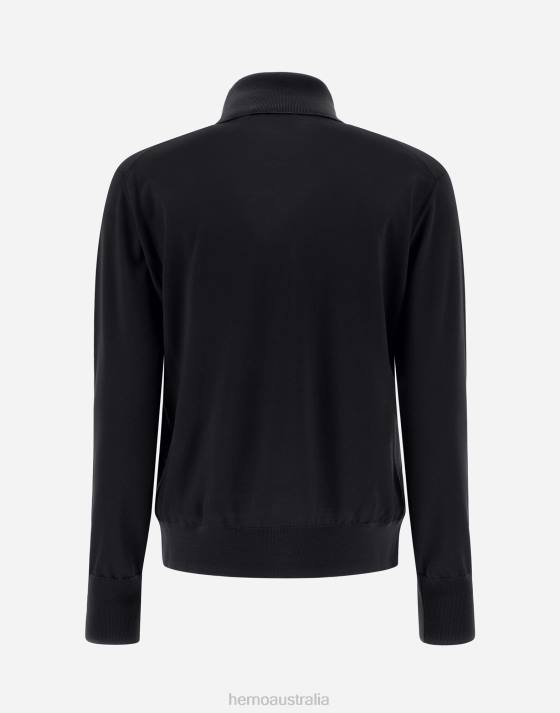 RESORT SWEATER IN BREEZE Herno Women Black 2L0H401 Clothing