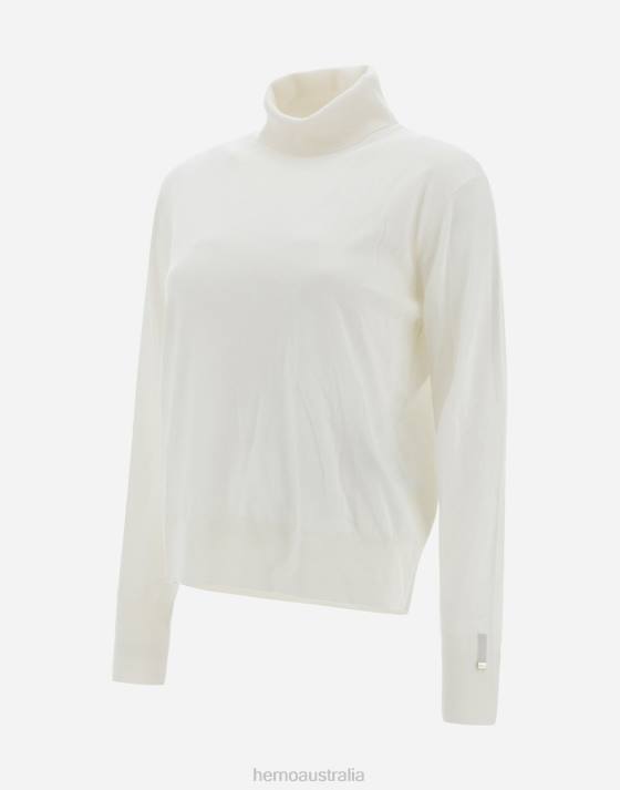 RESORT SWEATER IN BREEZE Herno Women Natural 2L0H381 Clothing