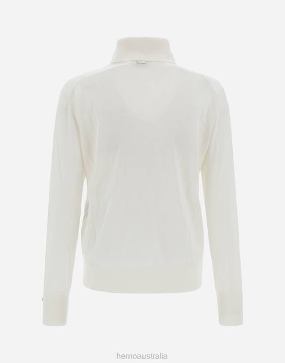 RESORT SWEATER IN BREEZE Herno Women Natural 2L0H381 Clothing