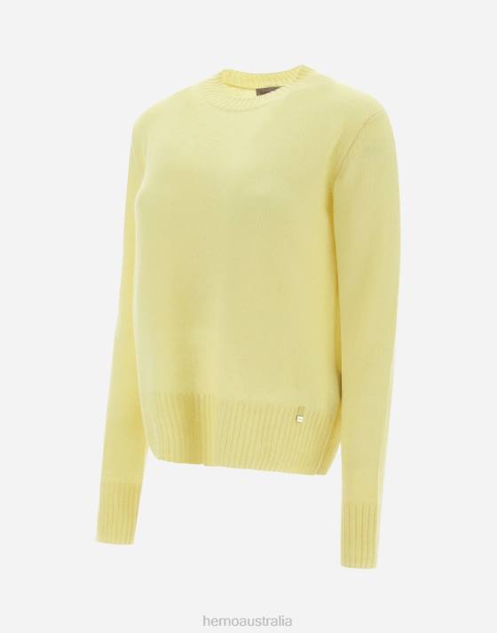 RESORT SWEATER IN CLOUD CASHMERE Herno Women Canary 2L0H11 Clothing