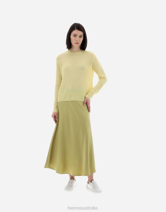 RESORT SWEATER IN CLOUD CASHMERE Herno Women Canary 2L0H11 Clothing