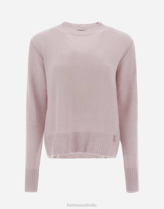 RESORT SWEATER IN CLOUD CASHMERE Herno Women Lilac 2L0H103 Clothing