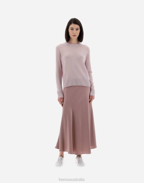 RESORT SWEATER IN CLOUD CASHMERE Herno Women Lilac 2L0H103 Clothing