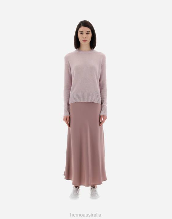 RESORT SWEATER IN CLOUD CASHMERE Herno Women Lilac 2L0H103 Clothing