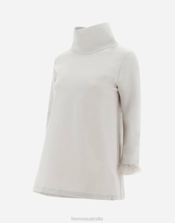 RESORT SWEATER IN MILAN KNIT Herno Women Chantilly 2L0H26 Clothing