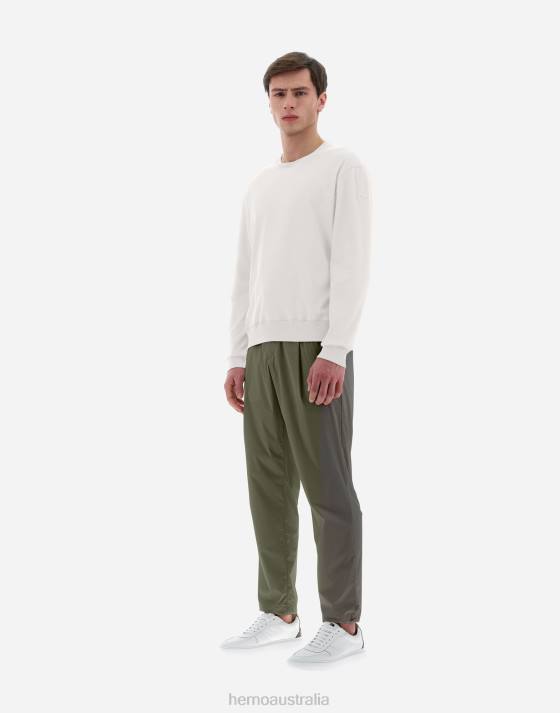 RESORT SWEATSHIRT IN BASIC COTTON Herno Men Chantilly 2L0H526 Clothing