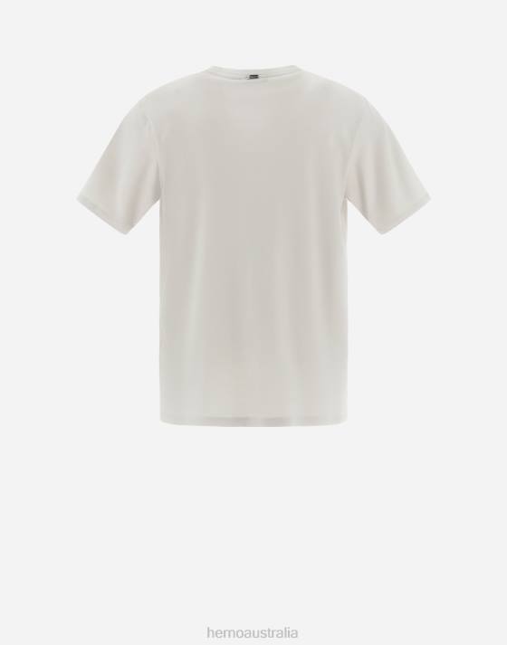 RESORT T-SHIRT IN BASIC COTTON Herno Men Chantilly 2L0H527 Clothing