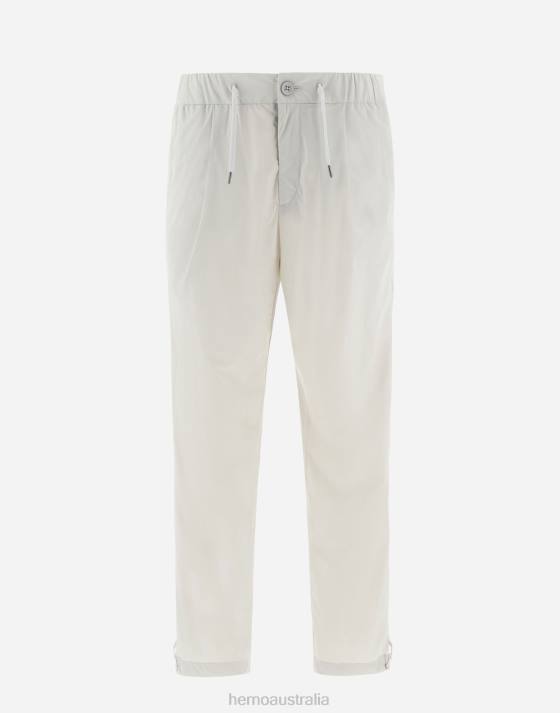 RESORT TROUSERS IN LIGHT NYLON STRETCH Herno Men Chantilly 2L0H541 Clothing