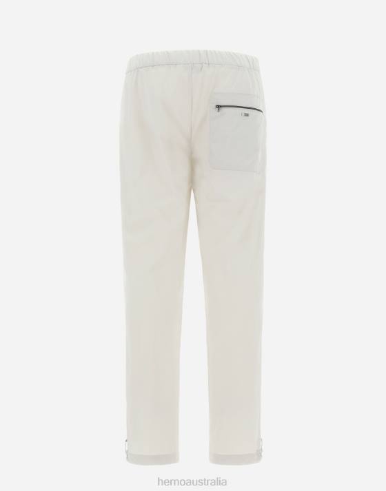 RESORT TROUSERS IN LIGHT NYLON STRETCH Herno Men Chantilly 2L0H541 Clothing