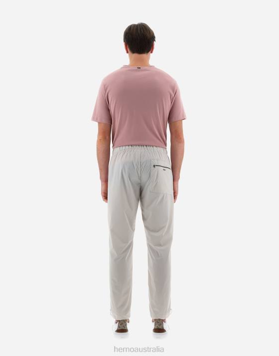 RESORT TROUSERS IN LIGHT NYLON STRETCH Herno Men Chantilly 2L0H541 Clothing