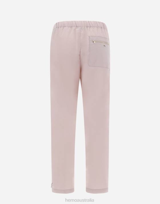 RESORT TROUSERS IN LIGHT NYLON STRETCH Herno Women Lilac 2L0H370 Clothing