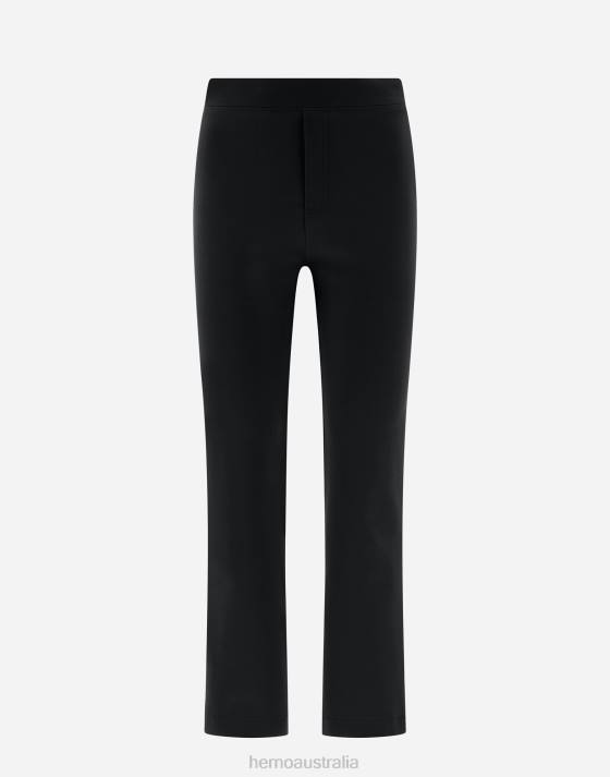 RESORT TROUSERS IN MILAN KNIT Herno Women Black 2L0H271 Clothing