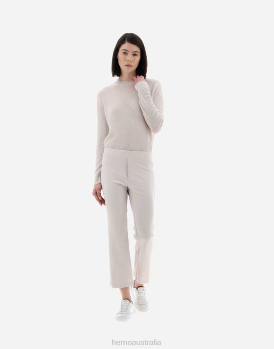 RESORT TROUSERS IN MILAN KNIT Herno Women Chantilly 2L0H57 Clothing