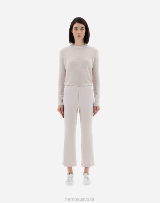 RESORT TROUSERS IN MILAN KNIT Herno Women Chantilly 2L0H57 Clothing