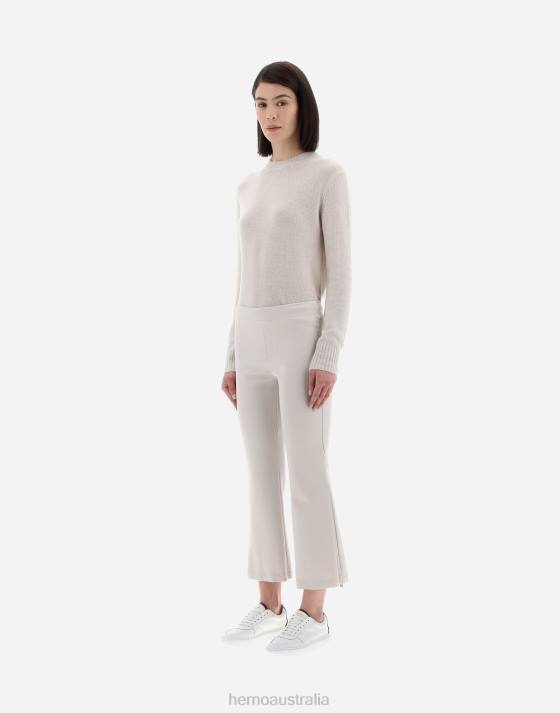 RESORT TROUSERS IN MILAN KNIT Herno Women Chantilly 2L0H57 Clothing