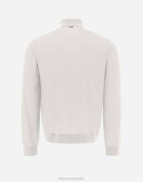 RESORT TURTLENECK SWEATER IN BREEZE Herno Men Natural 2L0H540 Clothing