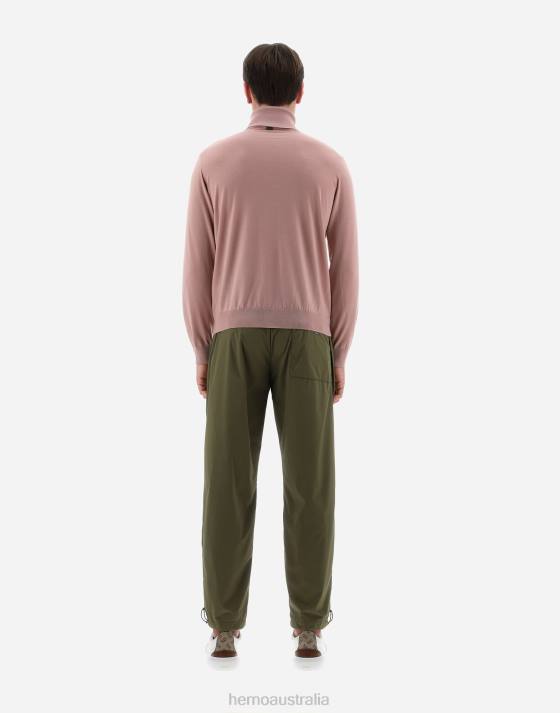 RESORT TURTLENECK SWEATER IN BREEZE Herno Men Pink 2L0H668 Clothing