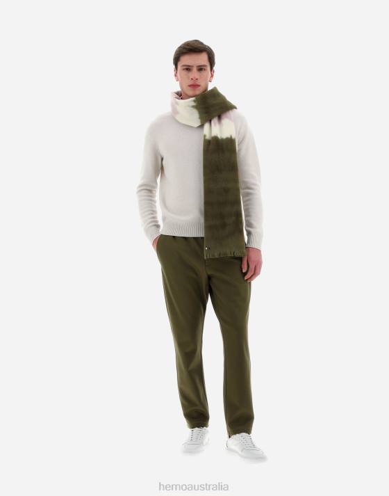 RESORT WOOL SCARF Herno Men Military 2L0H520 Accessories