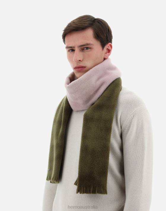 RESORT WOOL SCARF Herno Men Military 2L0H520 Accessories