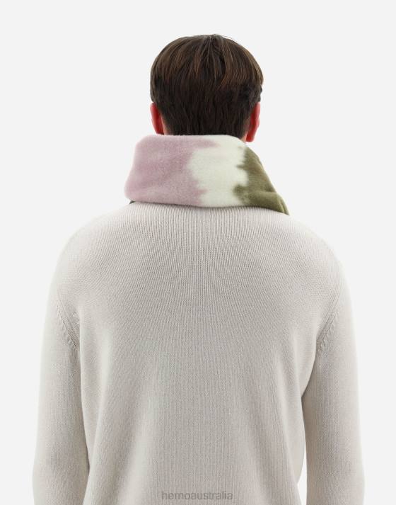 RESORT WOOL SCARF Herno Men Military 2L0H520 Accessories