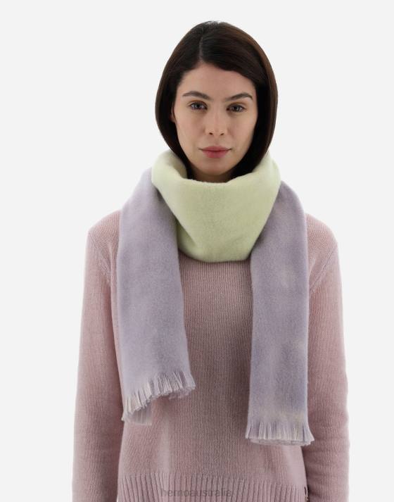 RESORT WOOL SCARF Herno Women Lilac/Canary 2L0H287 Accessories